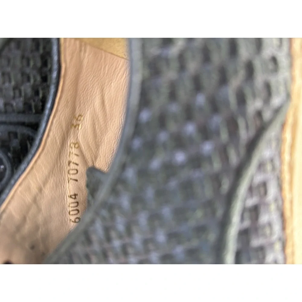 Pons Quintana Shoes Espadrille Women Size‎ 36 / 6 Blue Metallic Oxford Platform